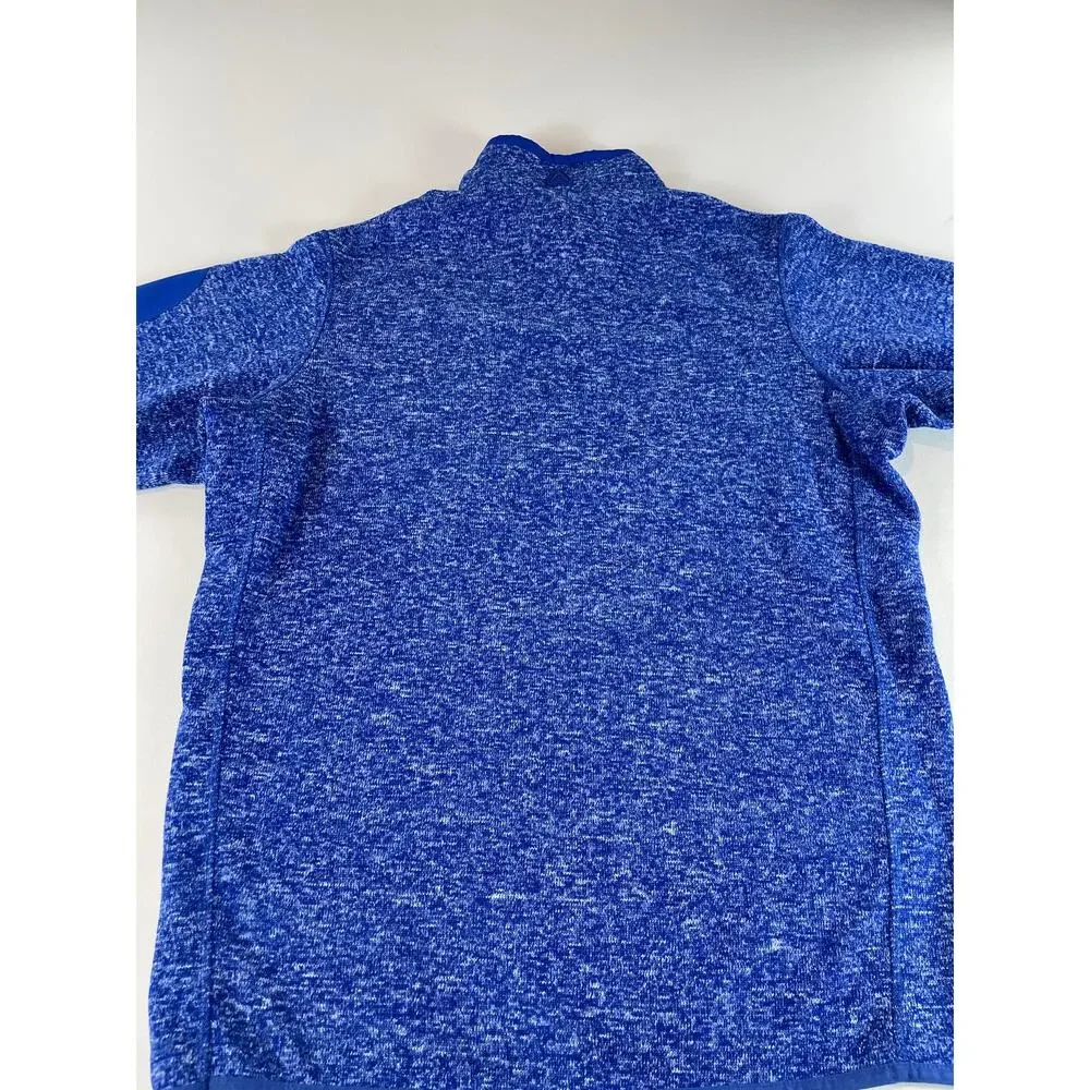 Antigua Quarter‑Zip Pullover Size L Blue Buffalo Bills Logo